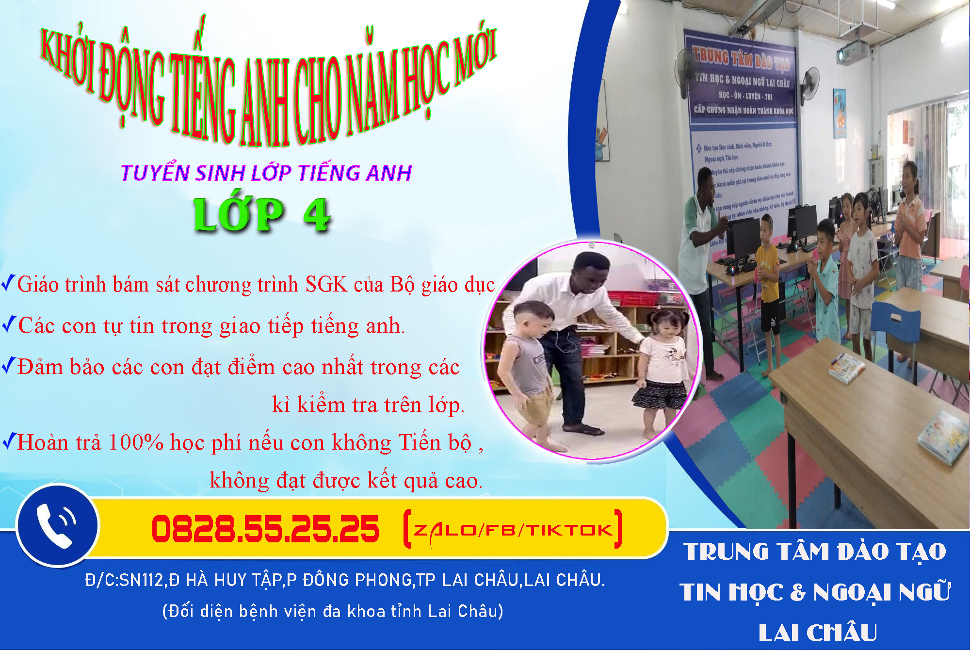 Tuyển sinh lớp tiếng anh Lớp 4 tại Lai Châu 1 Tuyển sinh lớp tiếng anh Lớp 4 tại Lai Châu