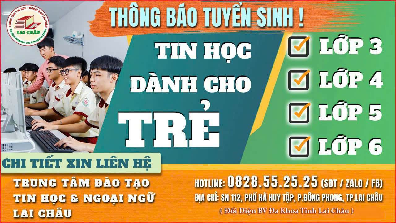 Tin học cho trẻ 1 Tin học cho trẻ