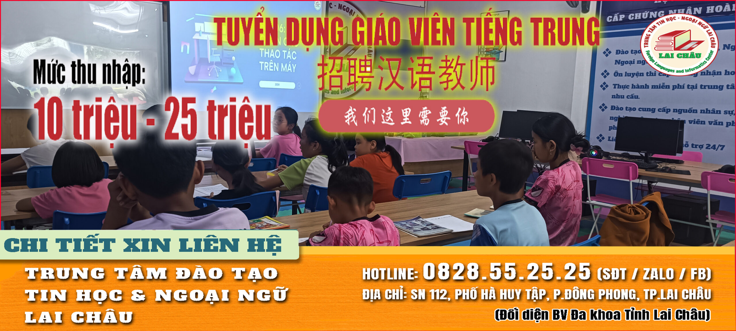 Tuyển dụng giáo viên Tiếng Trung tại Lai Châu 1 Tuyển dụng giáo viên tiếng trung tại Lai Châu