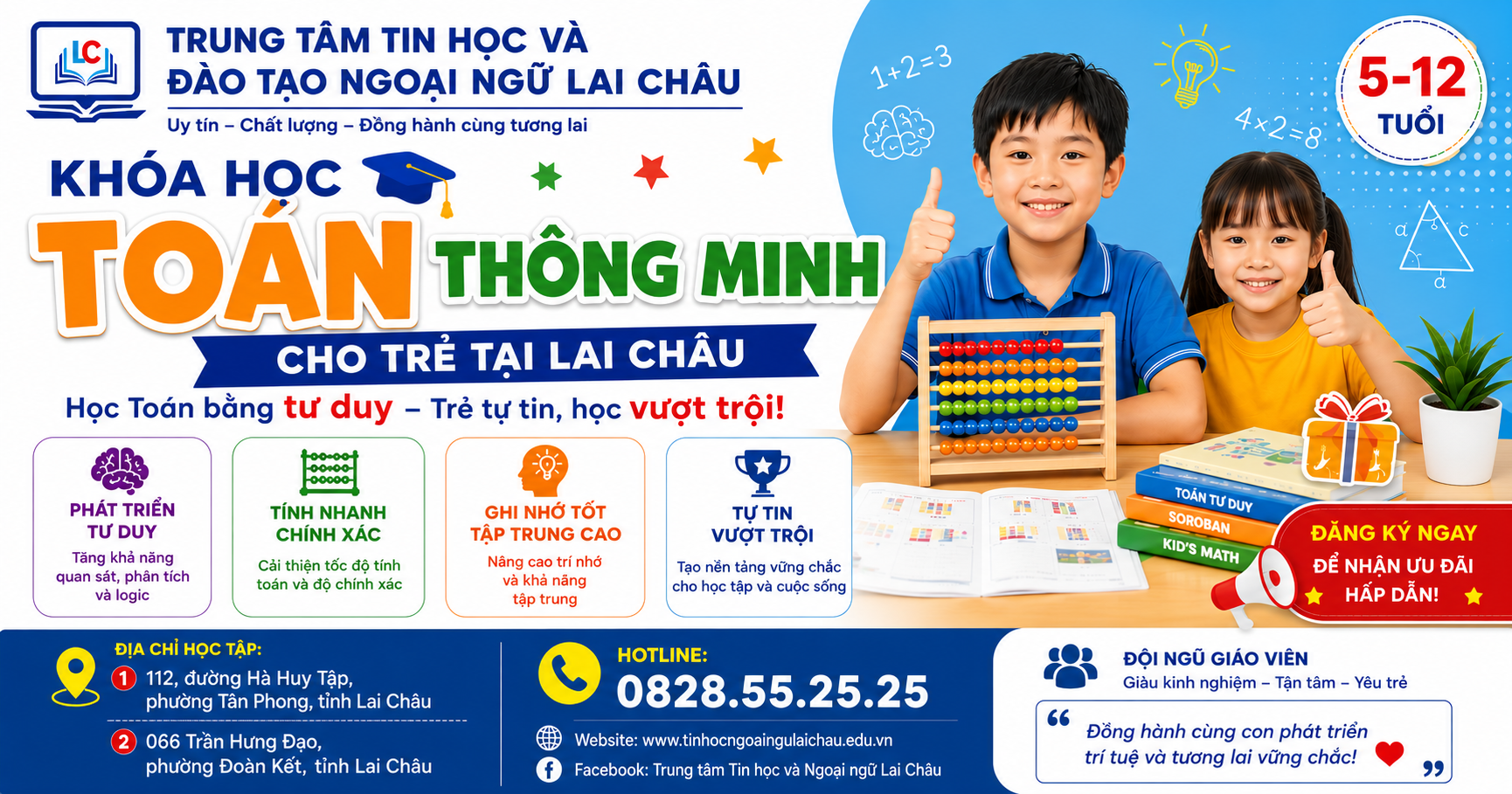 Khoá học toán thông minh cho trẻ tại Lai Trâu 1 Khoá học toán thông minh cho trẻ