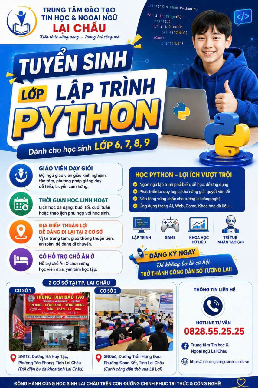 khoa hoc lap trinh python