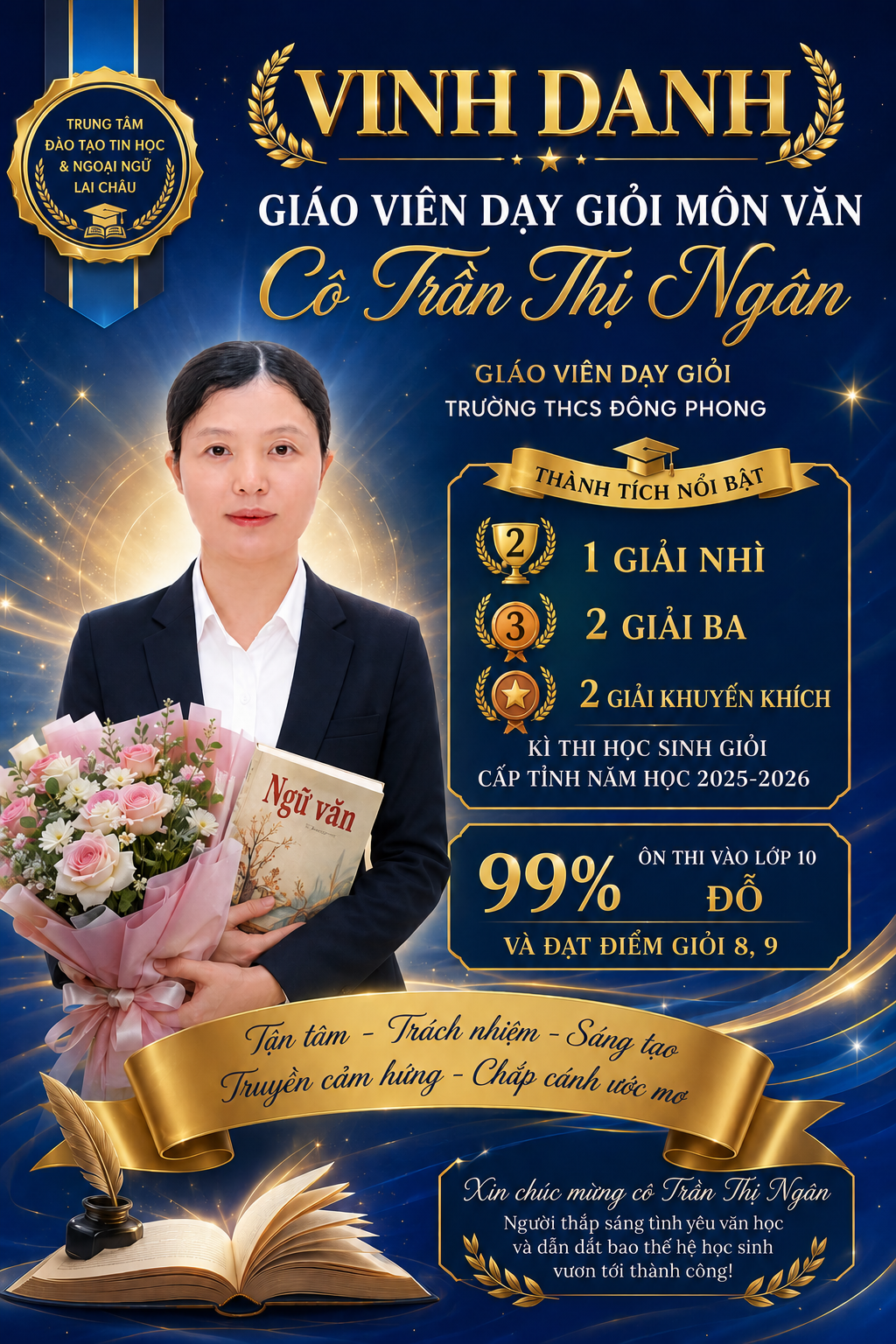 Trang chủ 15 Cô Trần Thị Ngân Giáo viên dạy văn